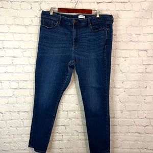 LOFT Dark Blue Skinny Jeans